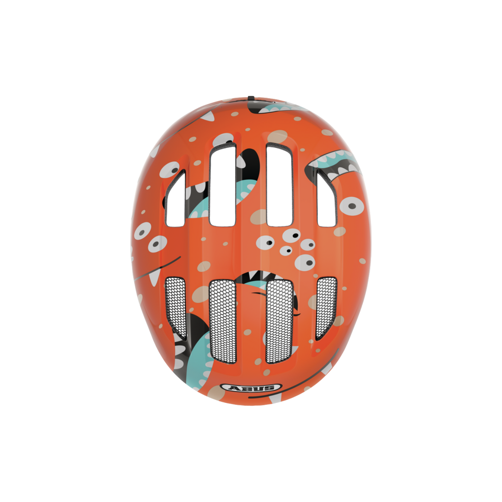 ABUS Smiley 3.0 Kids Helmet - Orange Monster