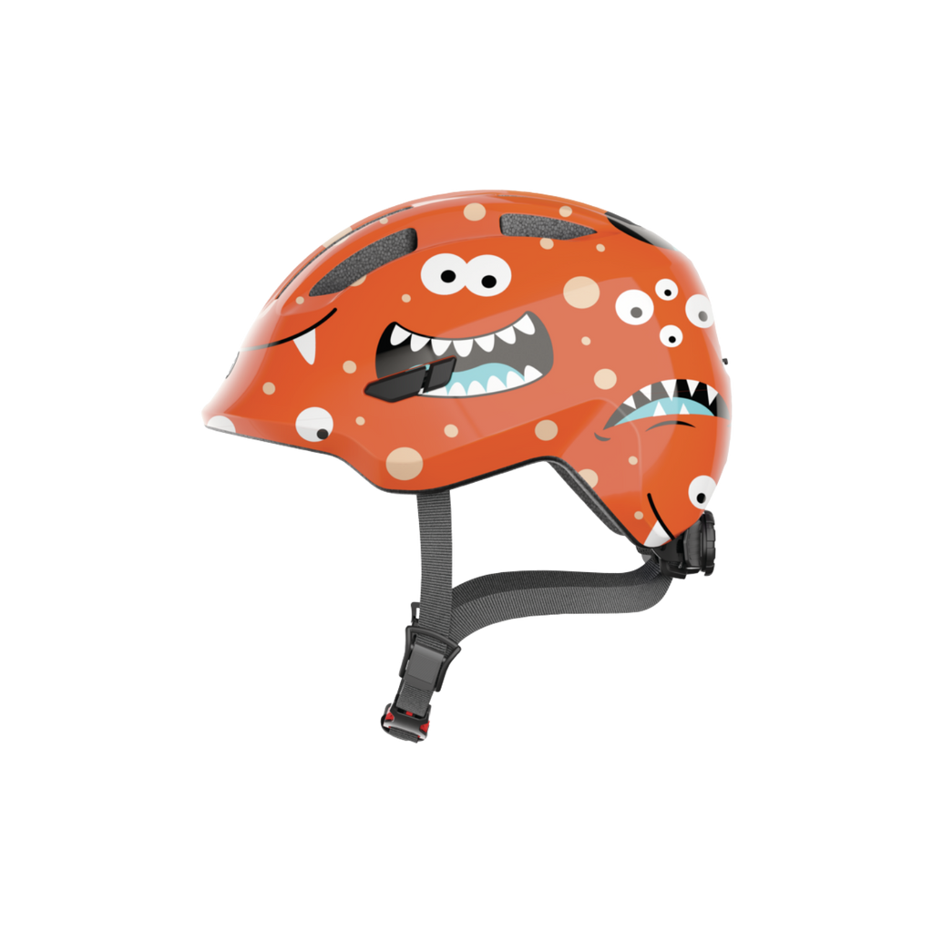 ABUS Smiley 3.0 Kids Helmet - Orange Monster