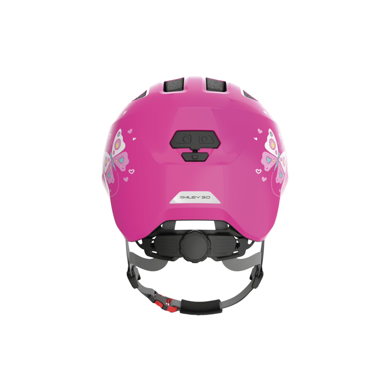 ABUS Smiley 3.0 Kids Helmet - Pink Butterfly
