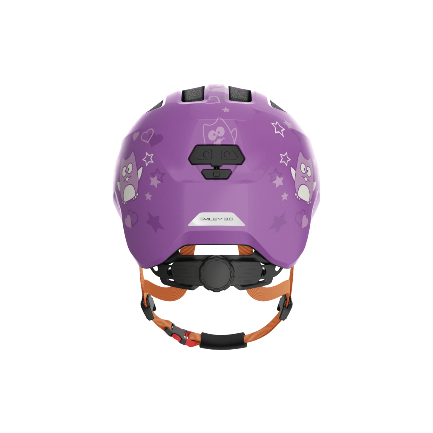 ABUS Smiley 3.0 Kids Helmet - Purple Star