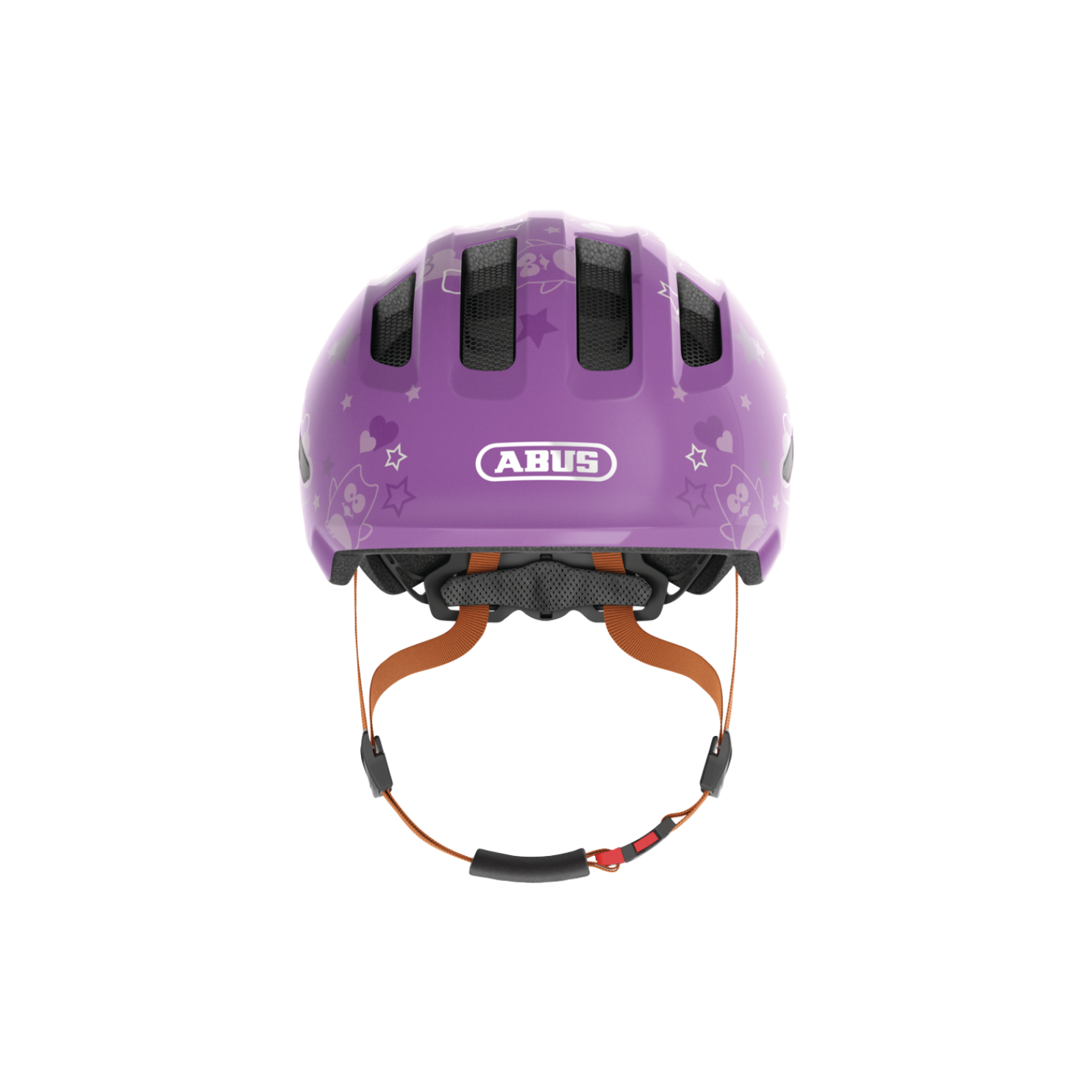 ABUS Smiley 3.0 Kids Helmet - Purple Star
