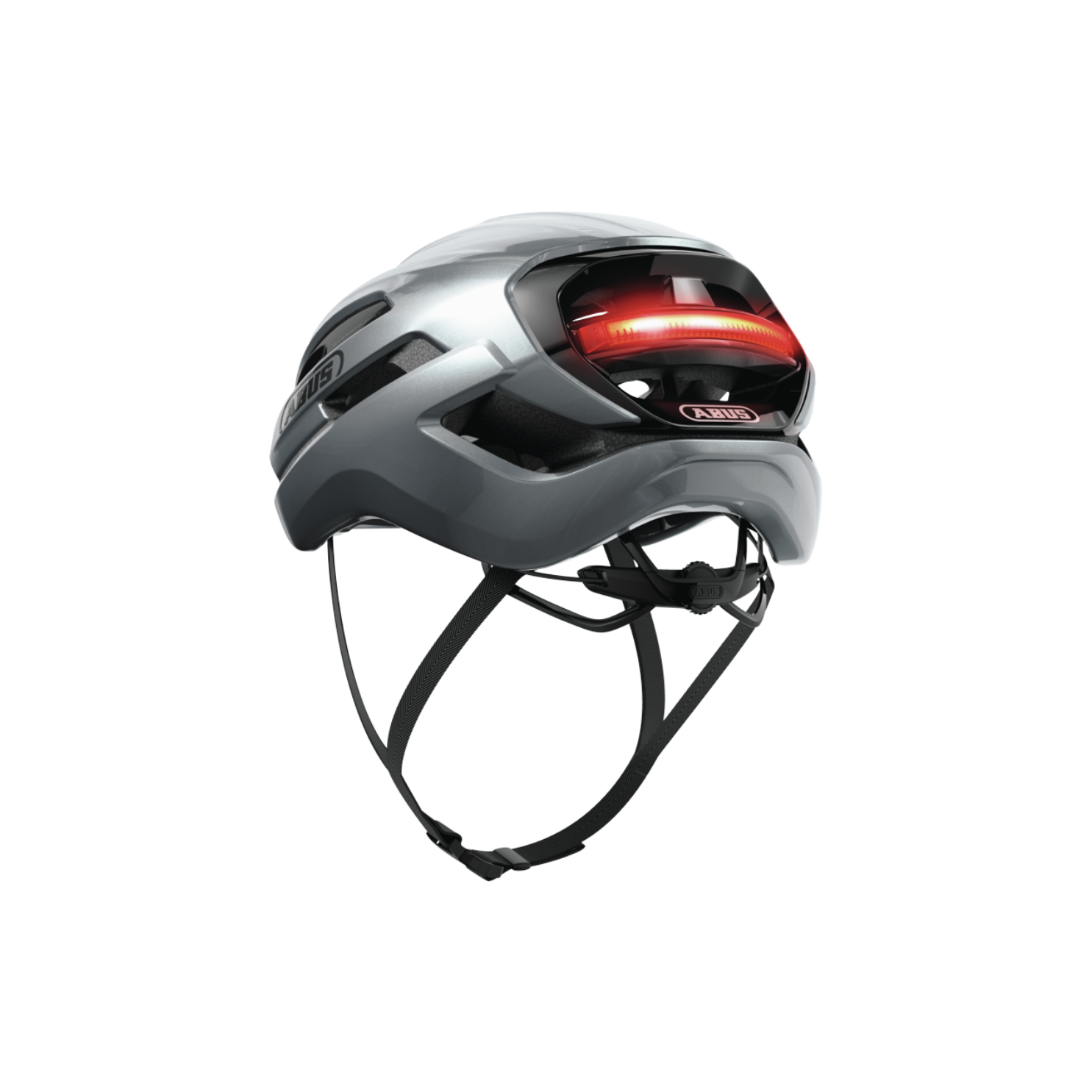 ABUS Taipan LED Gravel Helmet - Graphite Silver