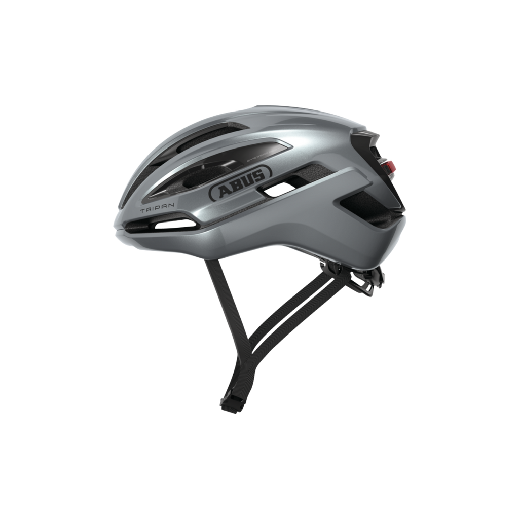 ABUS Taipan LED Gravel Helmet - Graphite Silver