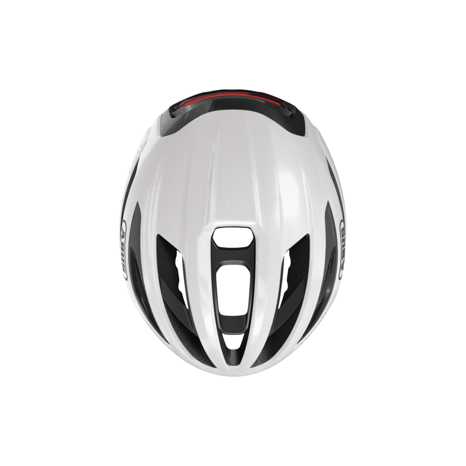 ABUS Taipan LED Gravel Helmet - Shiny White