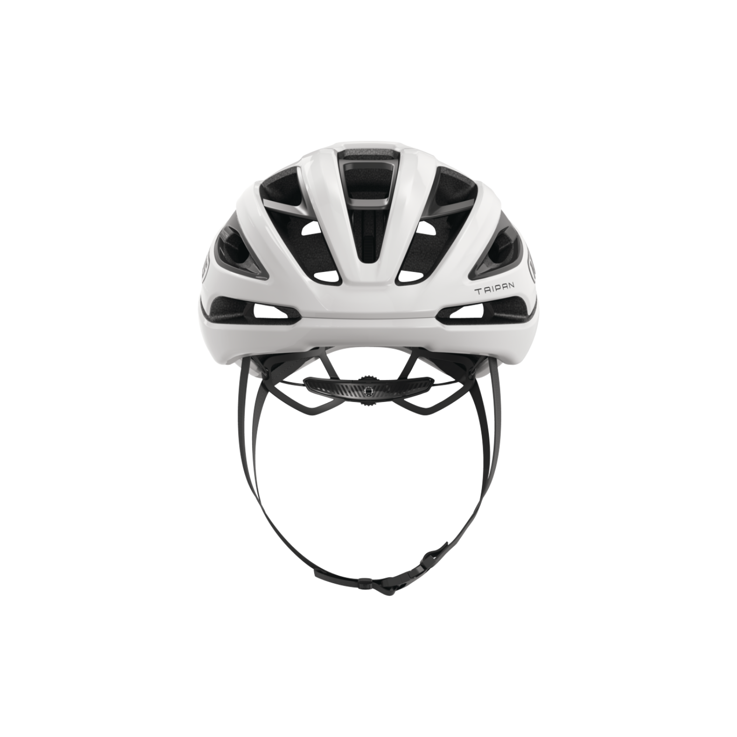 ABUS Taipan LED Gravel Helmet - Shiny White