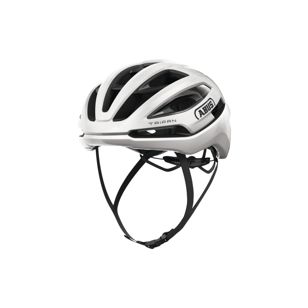 ABUS Taipan LED Gravel Helmet - Shiny White