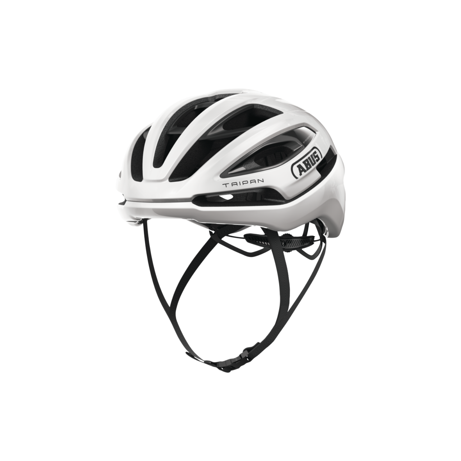 ABUS Taipan LED Gravel Helmet - Shiny White