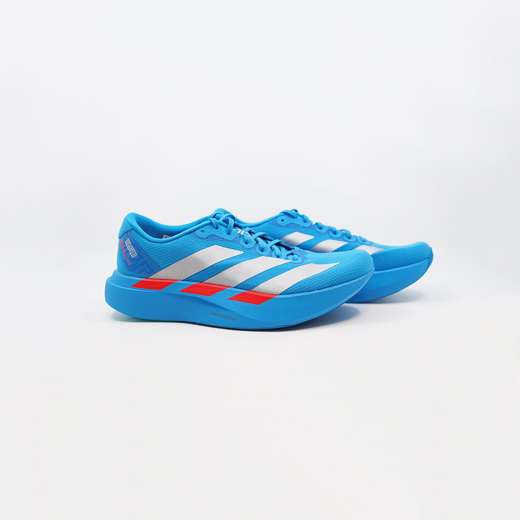 Adidas Adizero Evo SL Woven - Solar Blue/Silver Metallic/Lucid Red