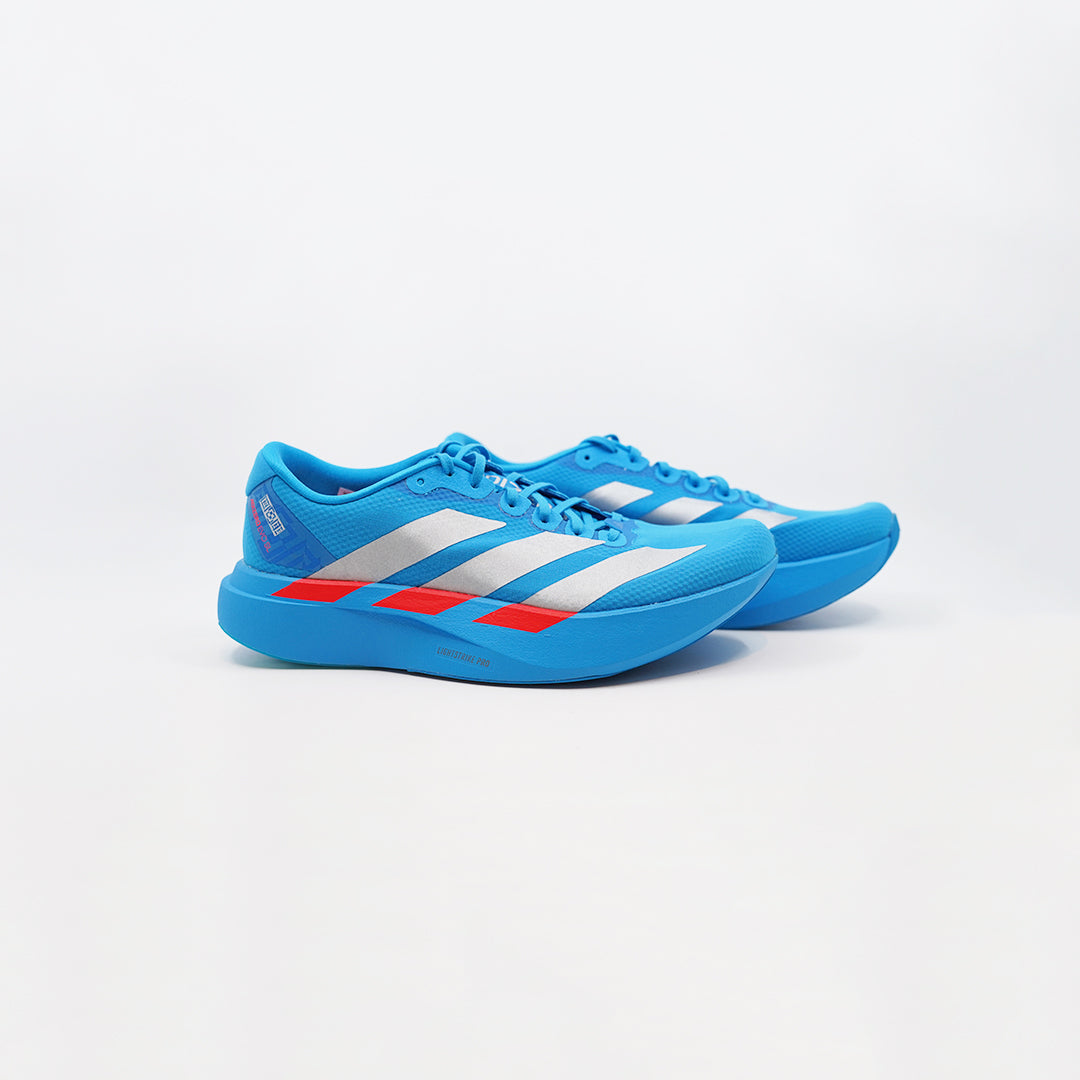 Adidas Adizero Evo SL Woven - Solar Blue/Silver Metallic/Lucid Red