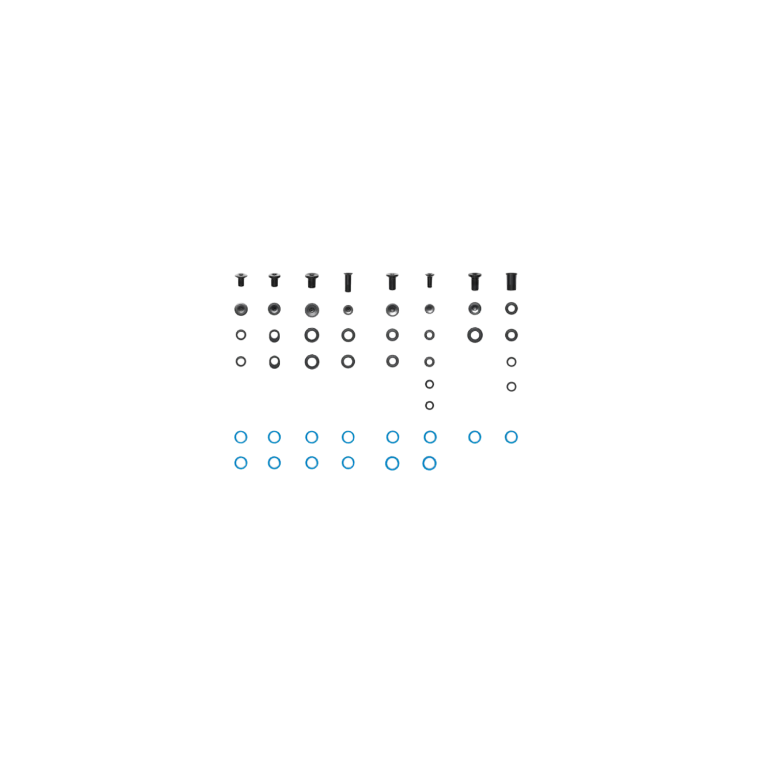 Amflow Frame Maintenance Screw & Bearing Kit