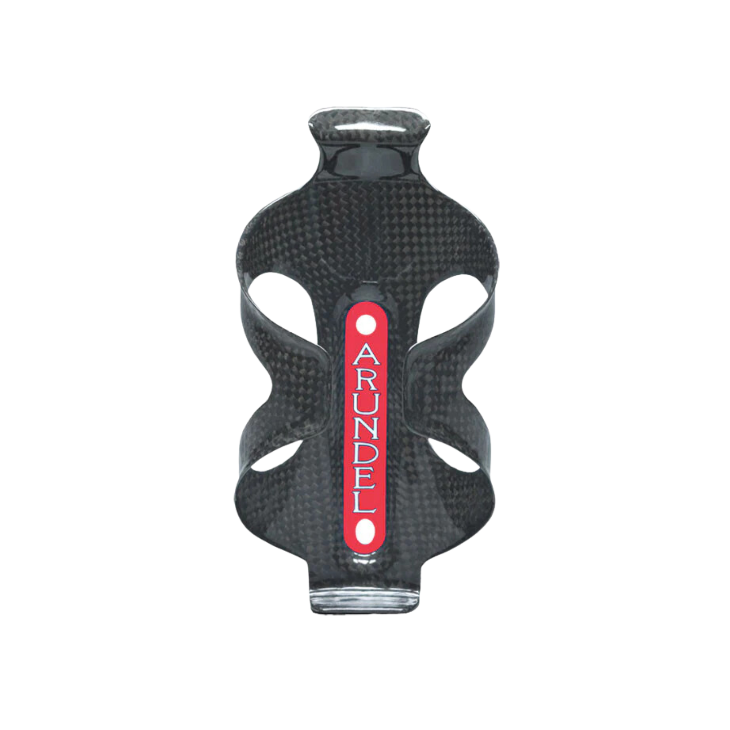 Arundel Dave-O Carbon Bottle Cage - Gloss 3K Red