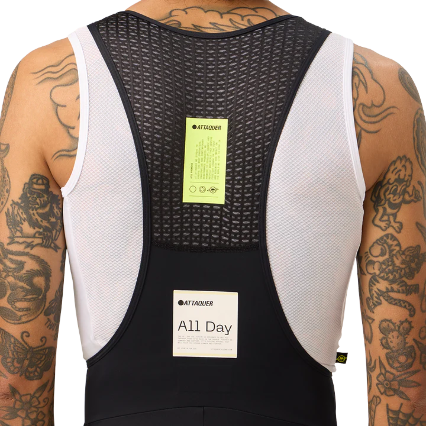 Attaquer All Day 3/4 Bib - Black
