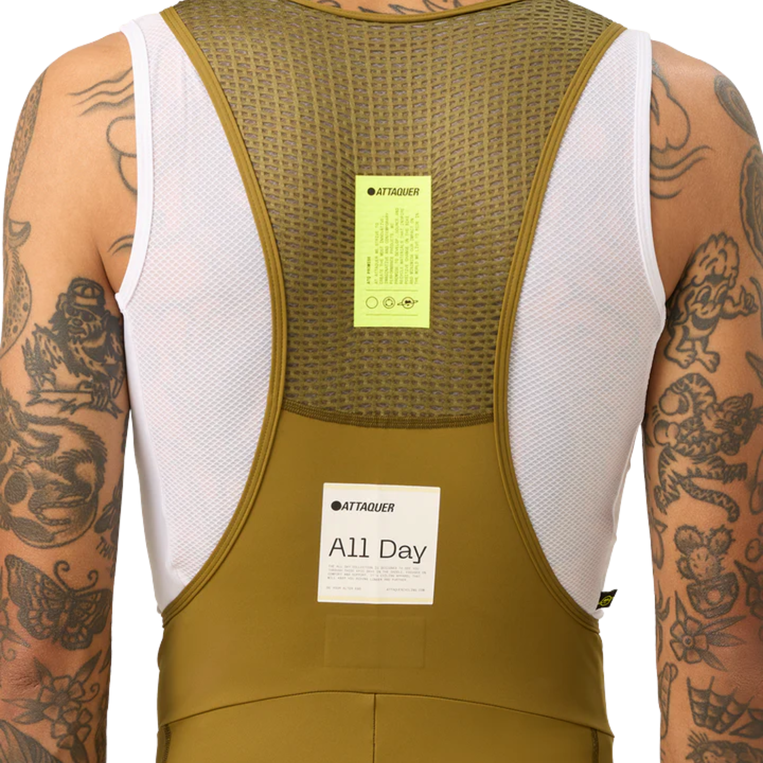 Attaquer All Day 3/4 Bib - Moss