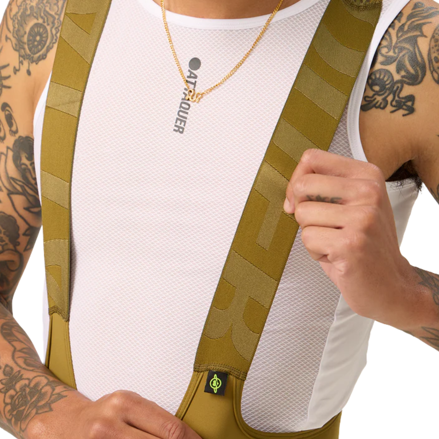 Attaquer All Day 3/4 Bib - Moss