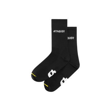 Attaquer All Day Sock Side Logo - Black