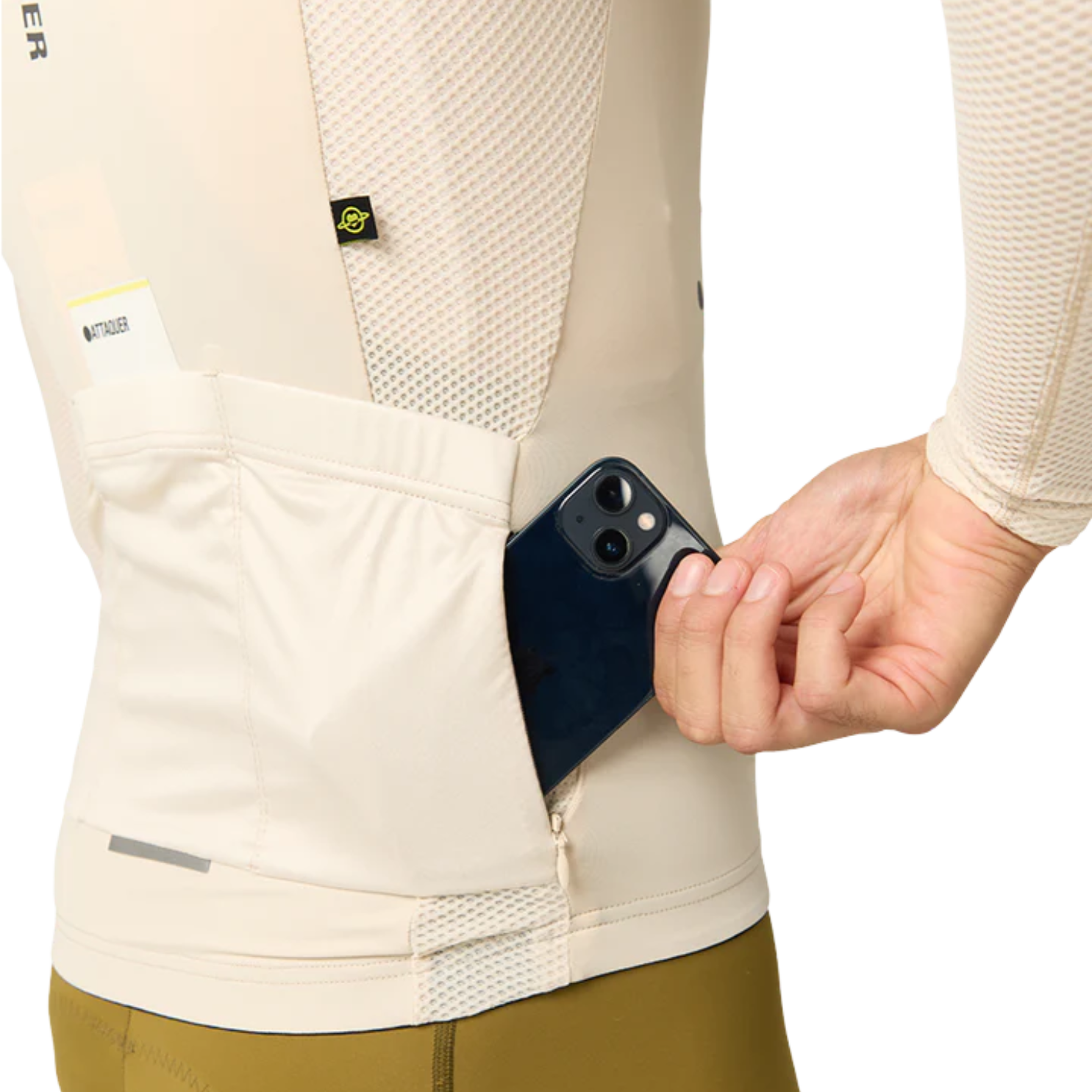 Attaquer All Day Summer Long Sleeve Jersey - Eggshell