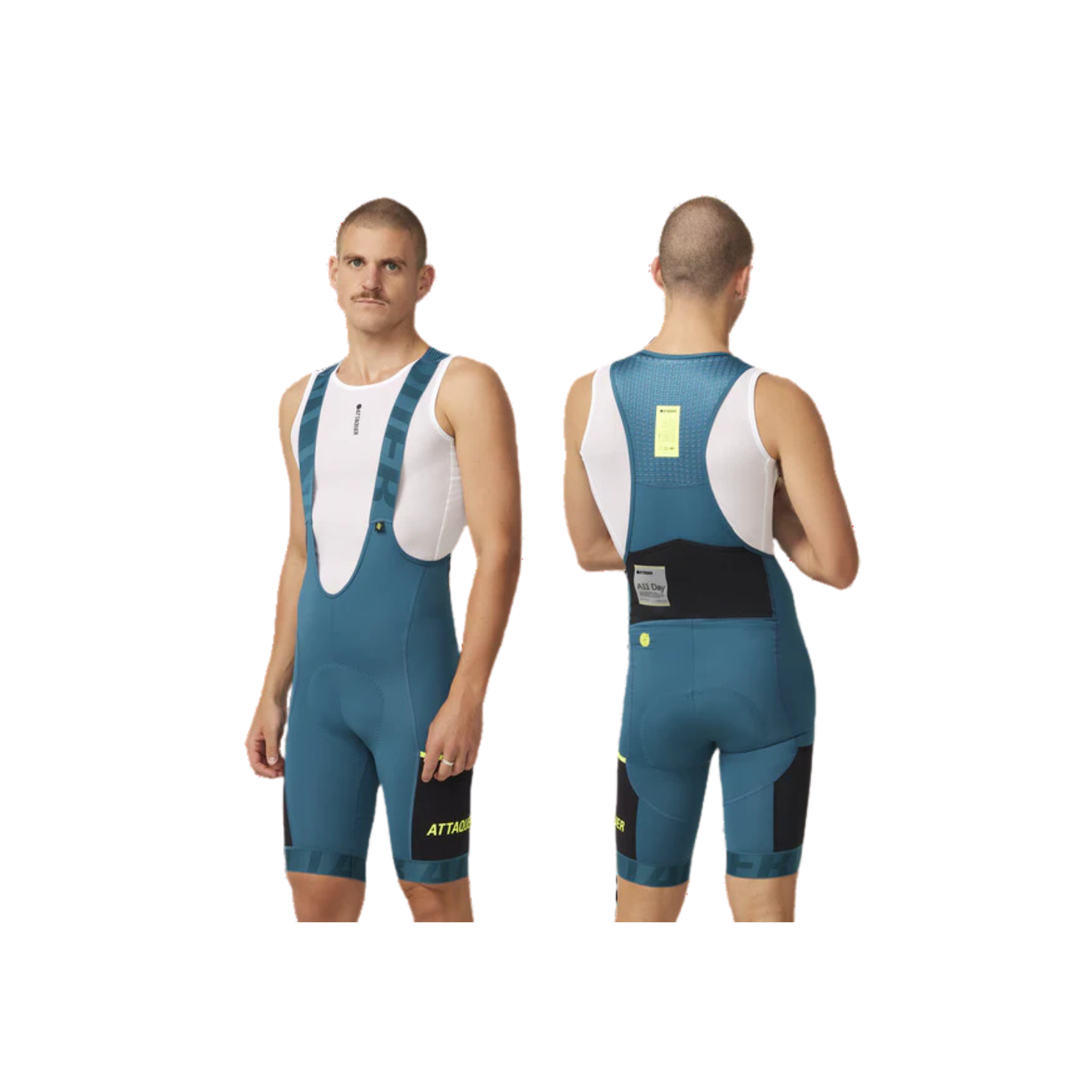 Attaquer Cargo Bib Short - Topaz