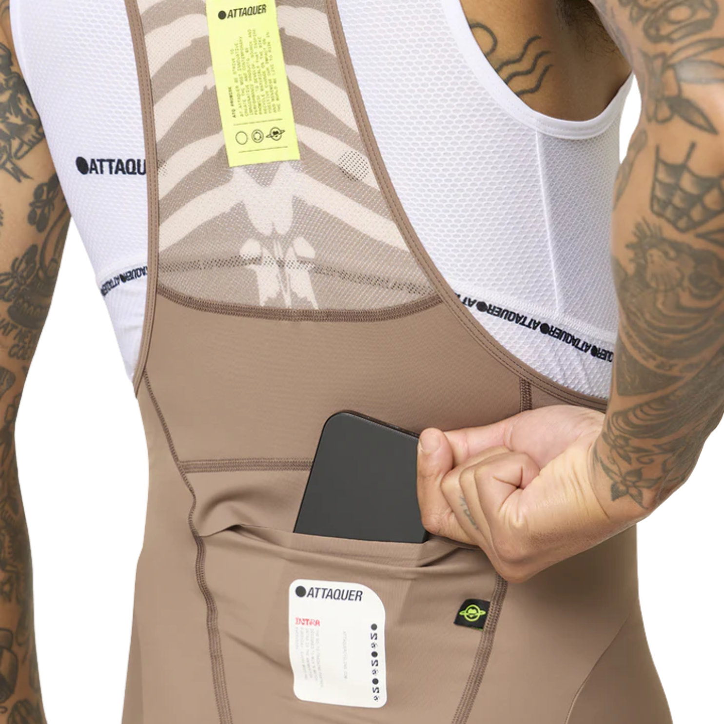 Attaquer Intra Bib Short - Taupe