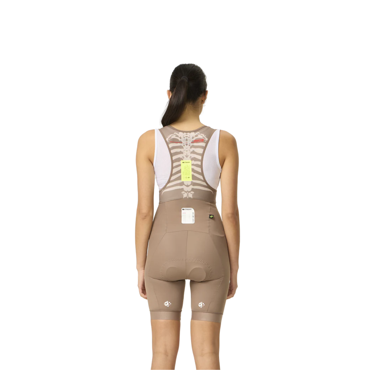 Attaquer Intra Womens Bib Short - Taupe