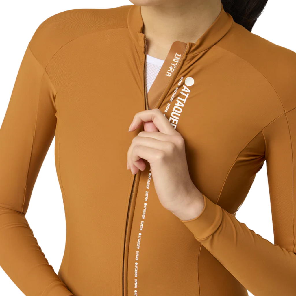 Attaquer Intra Womens Winter Long Sleeve Jersey - Ochre