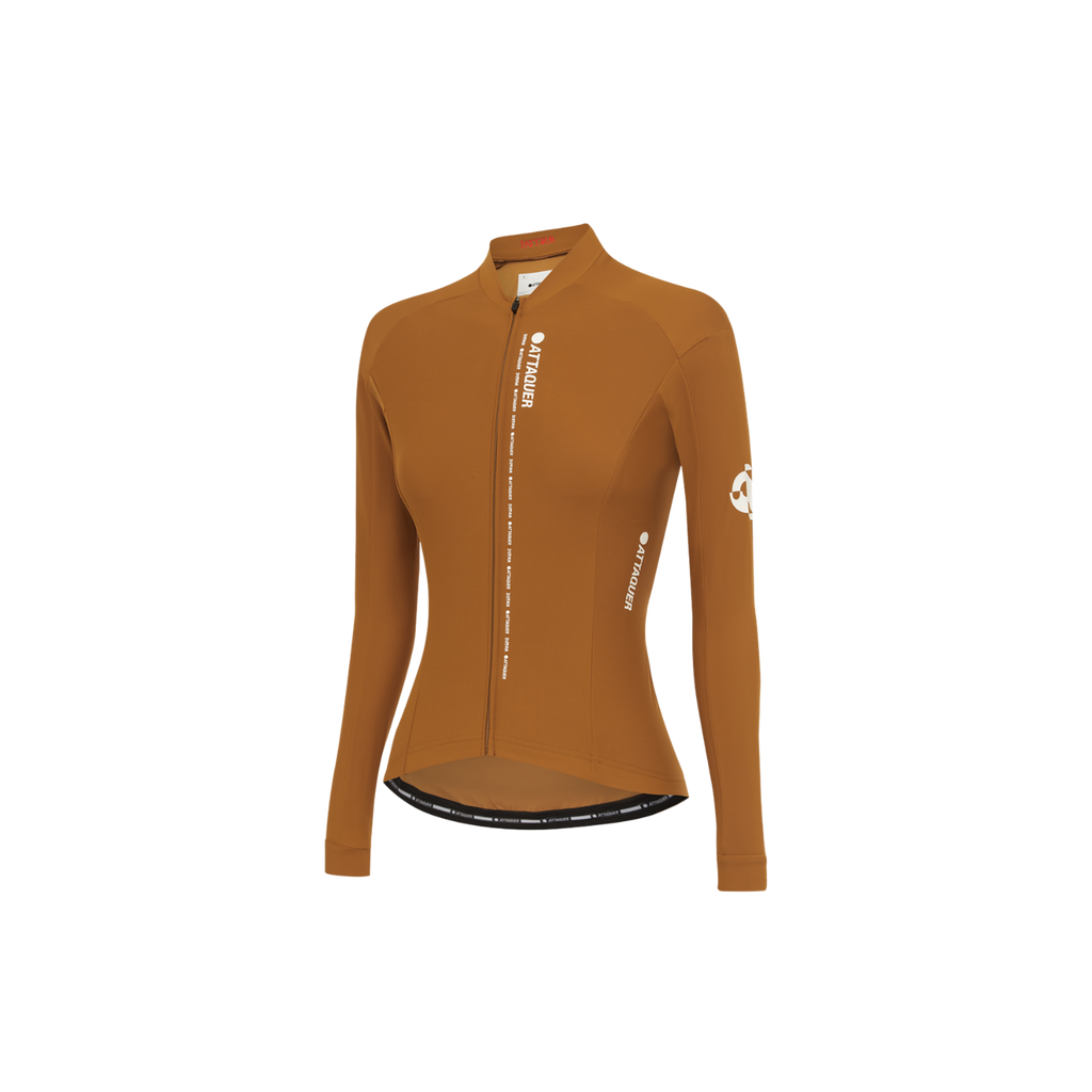 Attaquer Intra Womens Winter Long Sleeve Jersey - Ochre