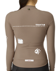 Attaquer Intra Womens Winter Long Sleeve Jersey - Taupe