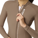 Attaquer Intra Womens Winter Long Sleeve Jersey - Taupe