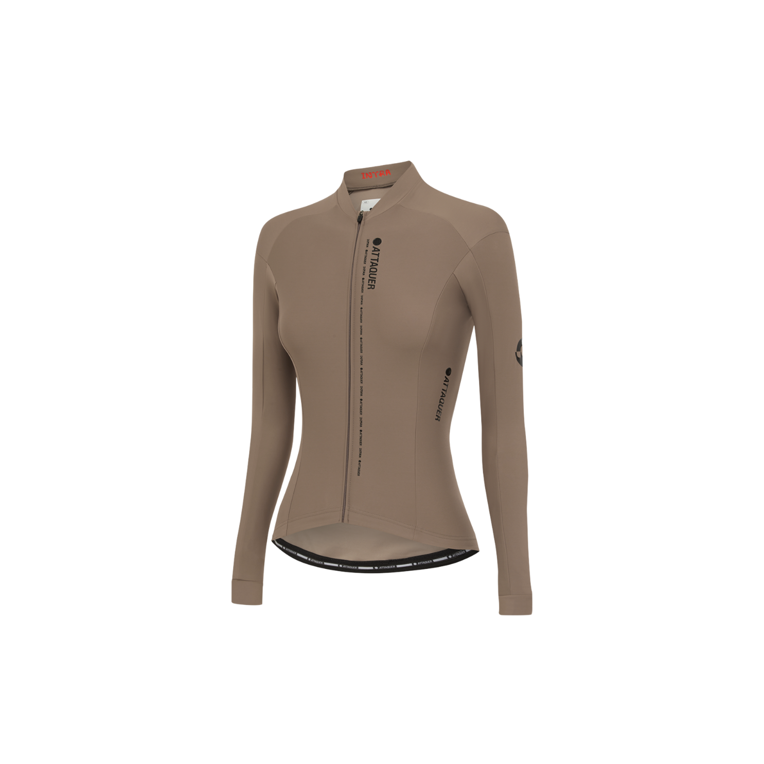 Attaquer Intra Womens Winter Long Sleeve Jersey - Taupe
