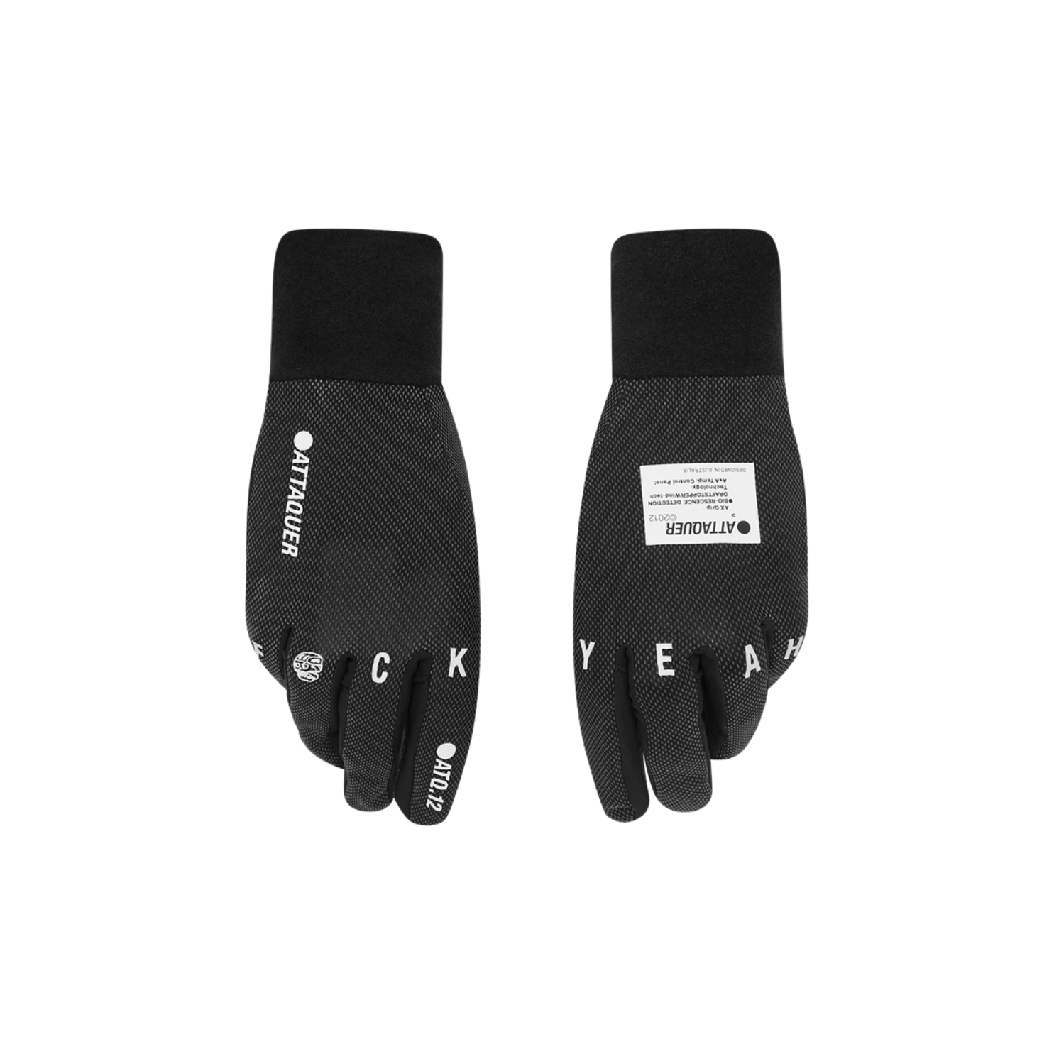 Attaquer Light Winter F@ck Yeah Gloves - Black