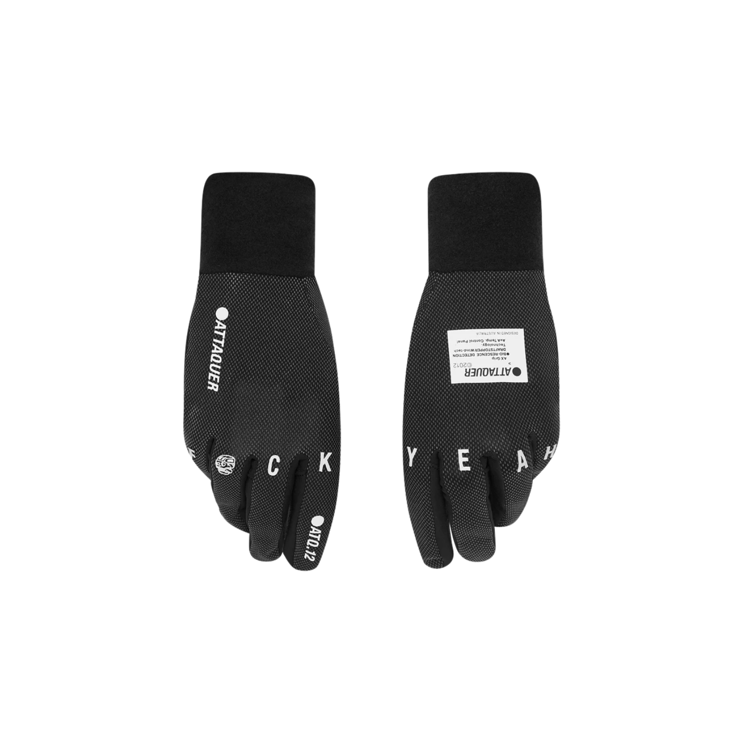 Attaquer Light Winter F@ck Yeah Gloves - Black