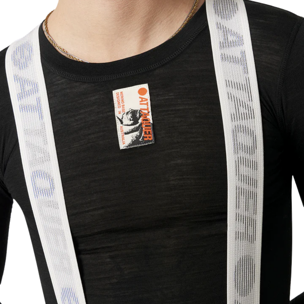 Attaquer Merino Base Layer Long Sleeve - Black