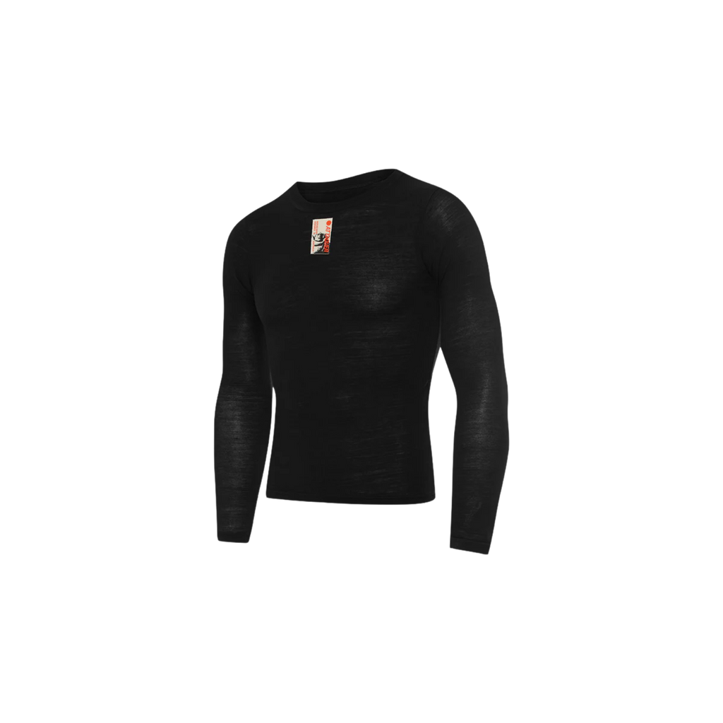 Attaquer Merino Base Layer Long Sleeve - Black