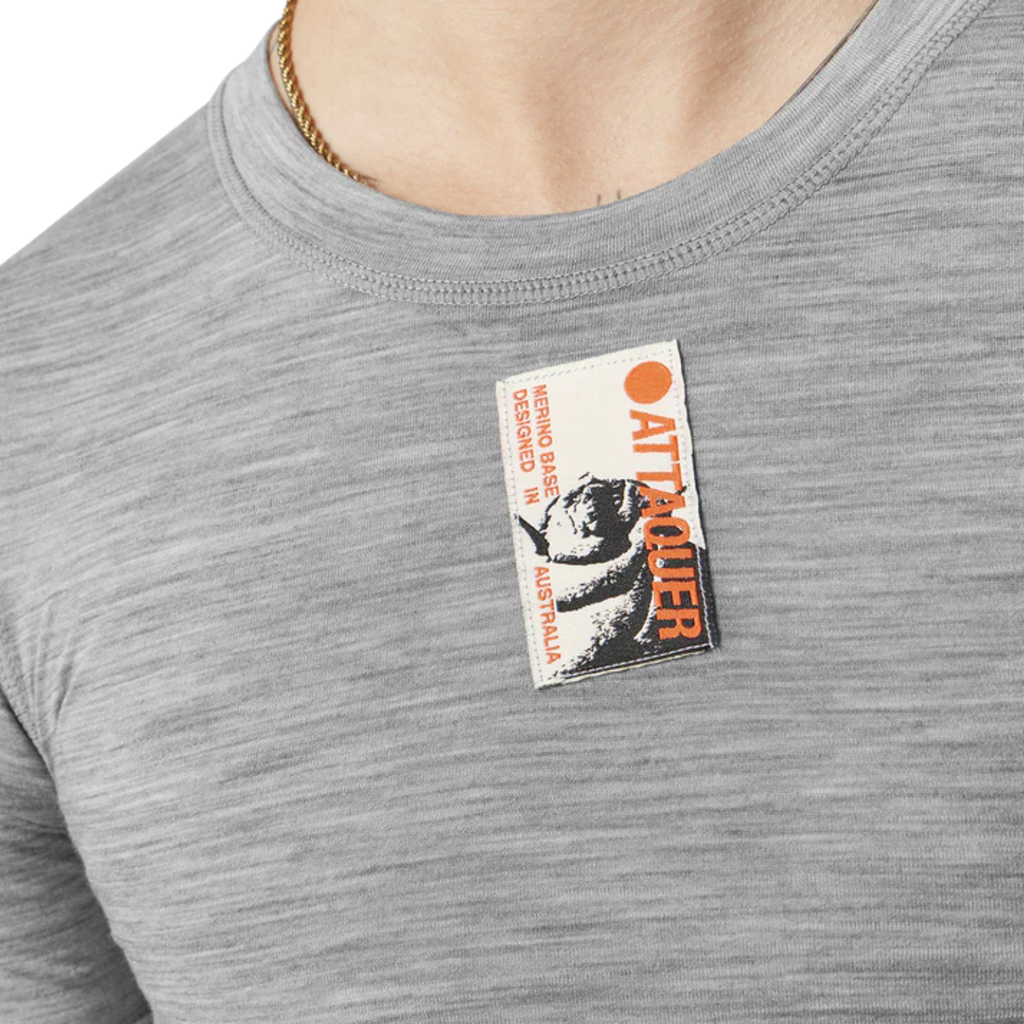Attaquer Merino Base Layer Short Sleeved - Grey