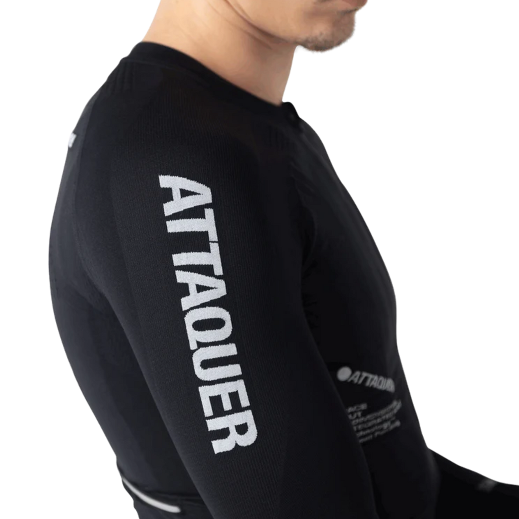 Attaquer OrbKnit™️ 长袖竞赛服 - 黑色