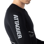 Attaquer OrbKnit™️ 长袖竞赛服 - 黑色