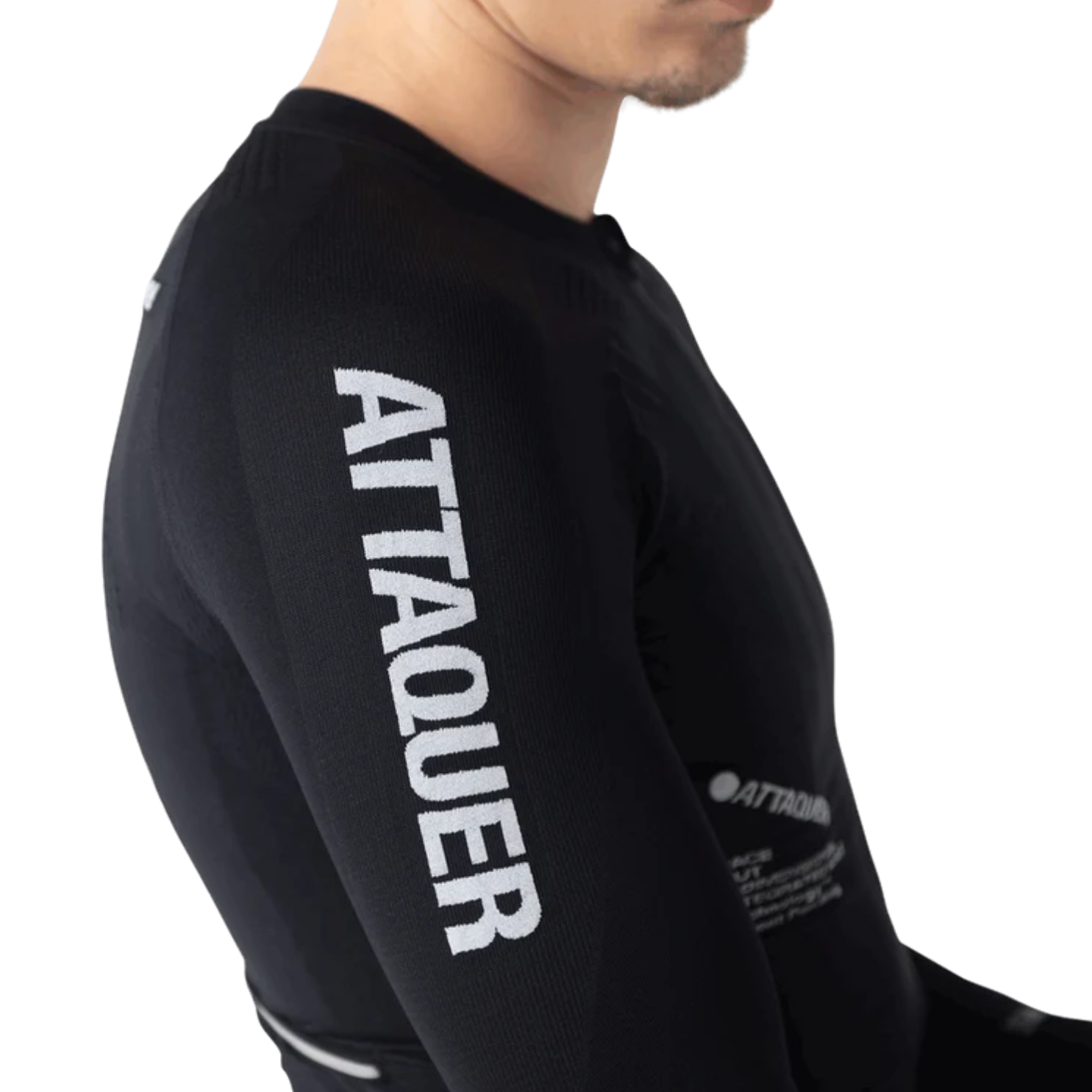 Attaquer OrbKnit™️ 长袖竞赛服 - 黑色