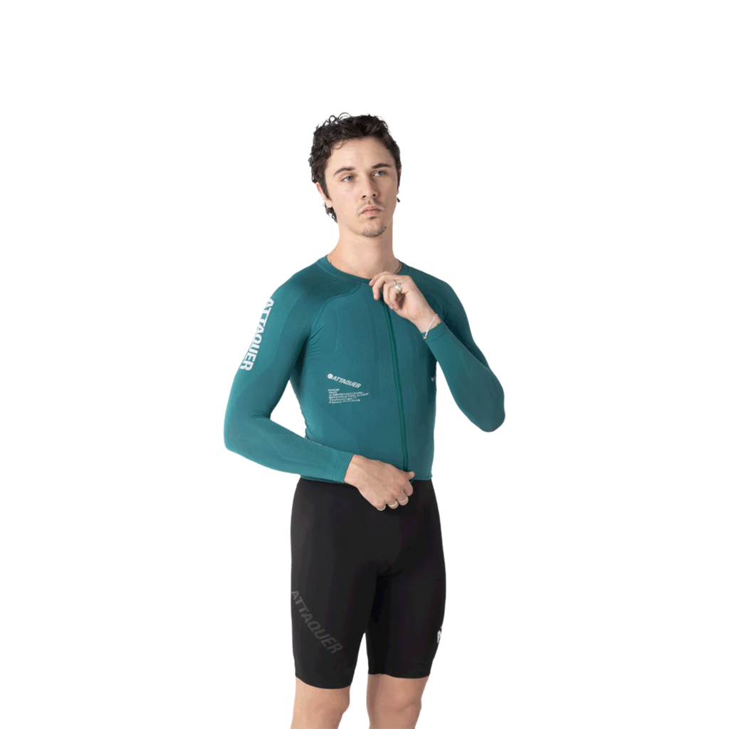 Attaquer OrbKnit™️ 长袖竞赛服 - 祖母绿