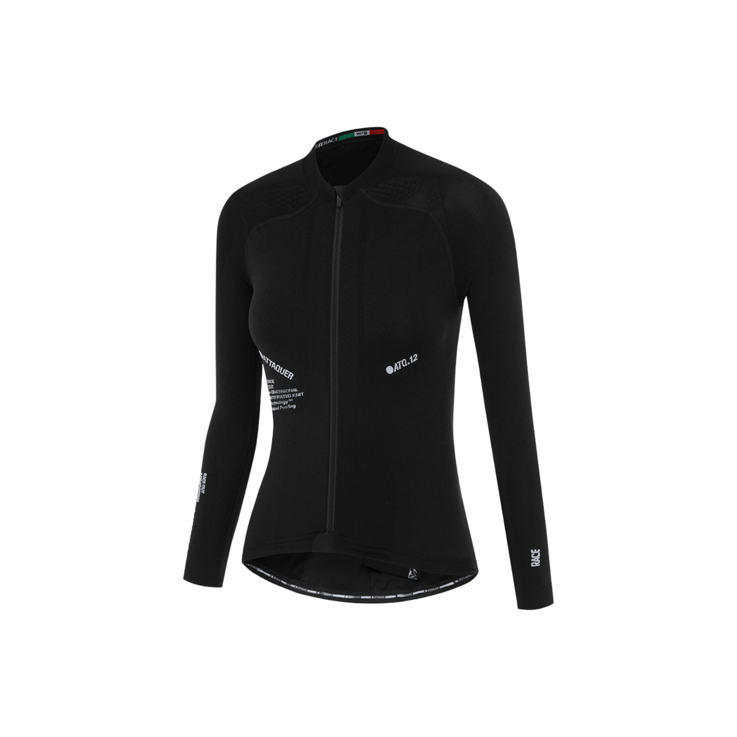 Attaquer OrbKnit™️ Womens Race Jersey Long Sleeve - Black