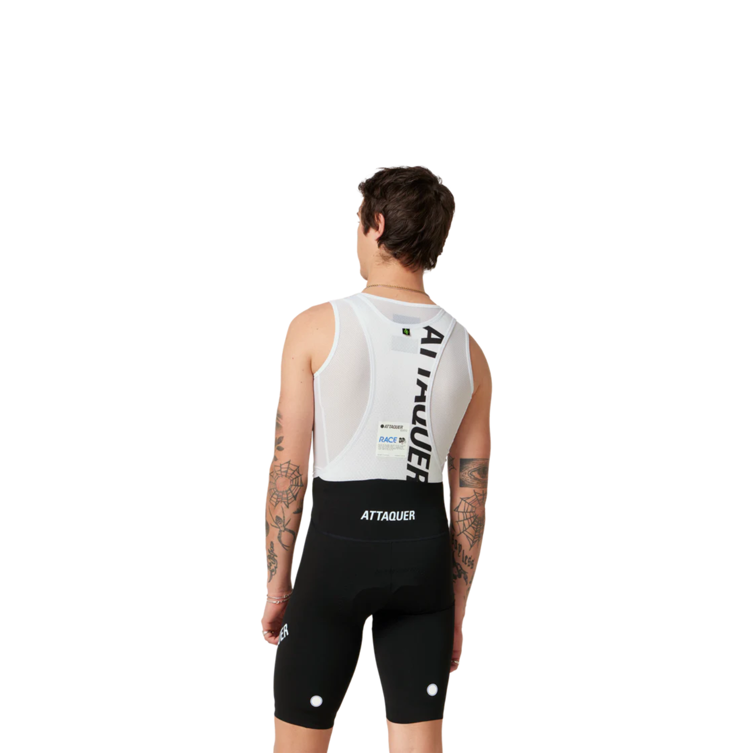 Attaquer Race Bib Short - Black/White