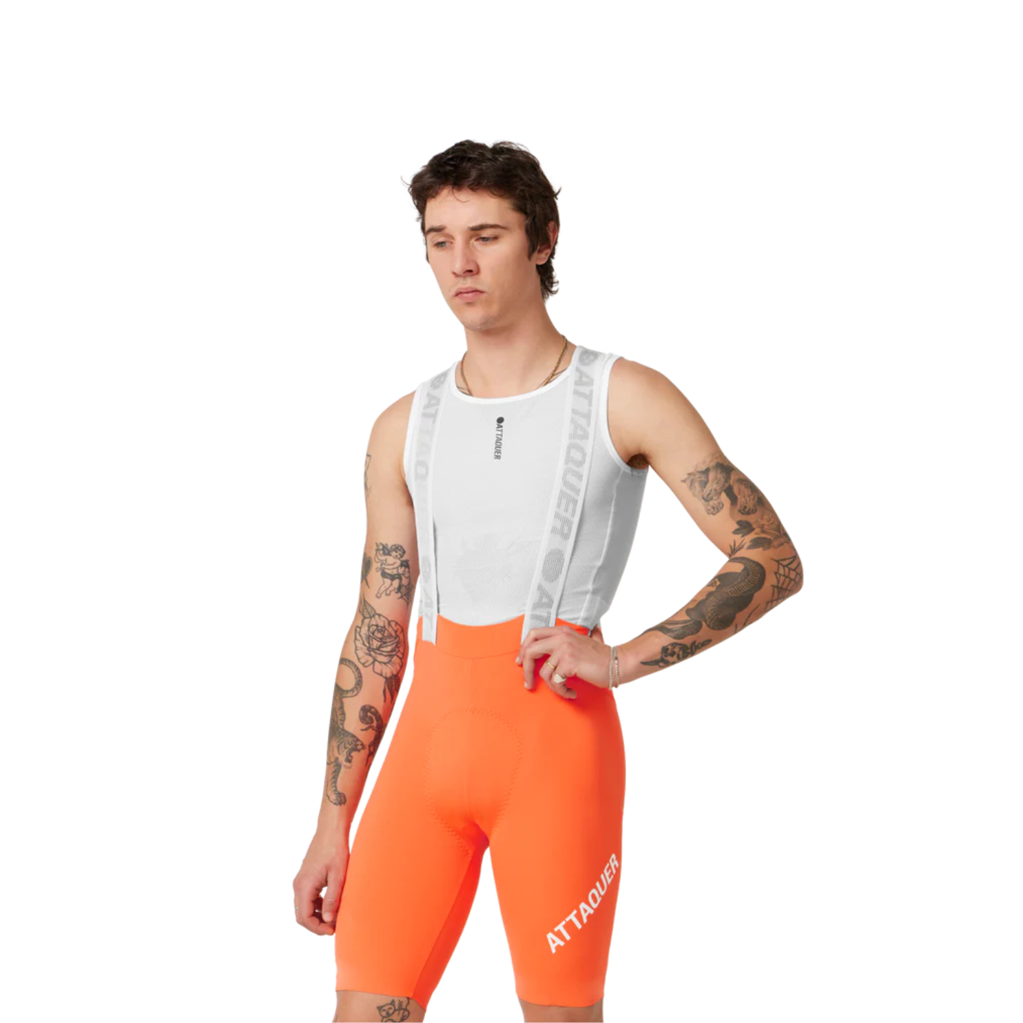 Attaquer Race Bib Short - Solar Orange