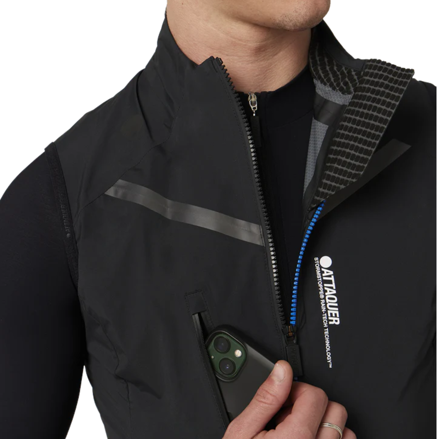 Attaquer Race Rain Gilet - Black