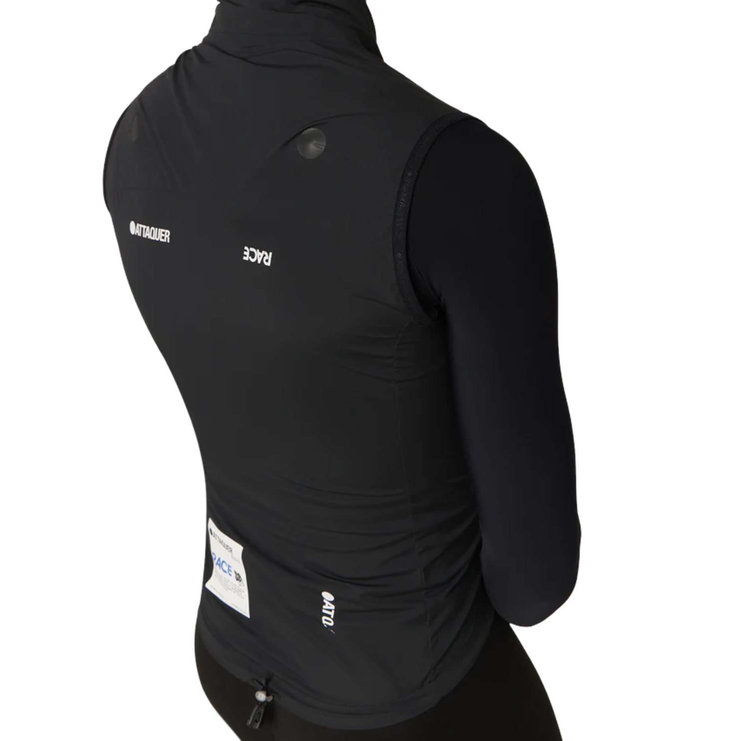 Attaquer Race Rain Gilet - Black