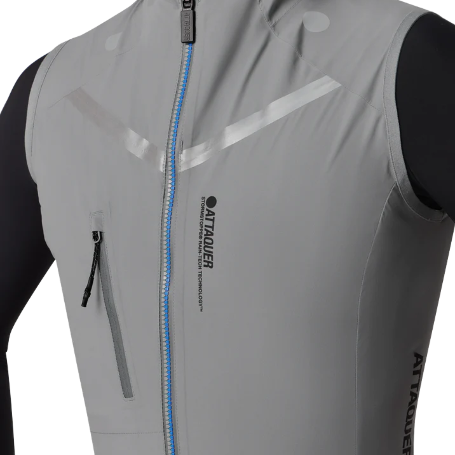 Attaquer Race Rain Gilet - Grey