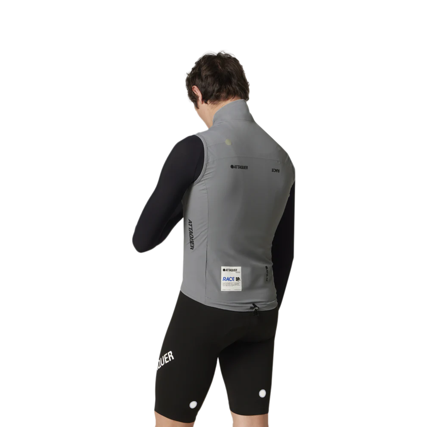 Attaquer Race Rain Gilet - Grey