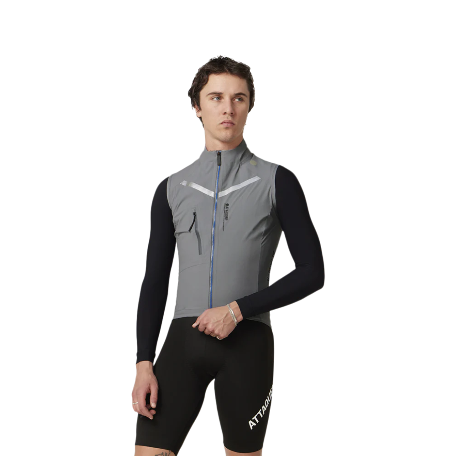 Attaquer Race Rain Gilet - Grey
