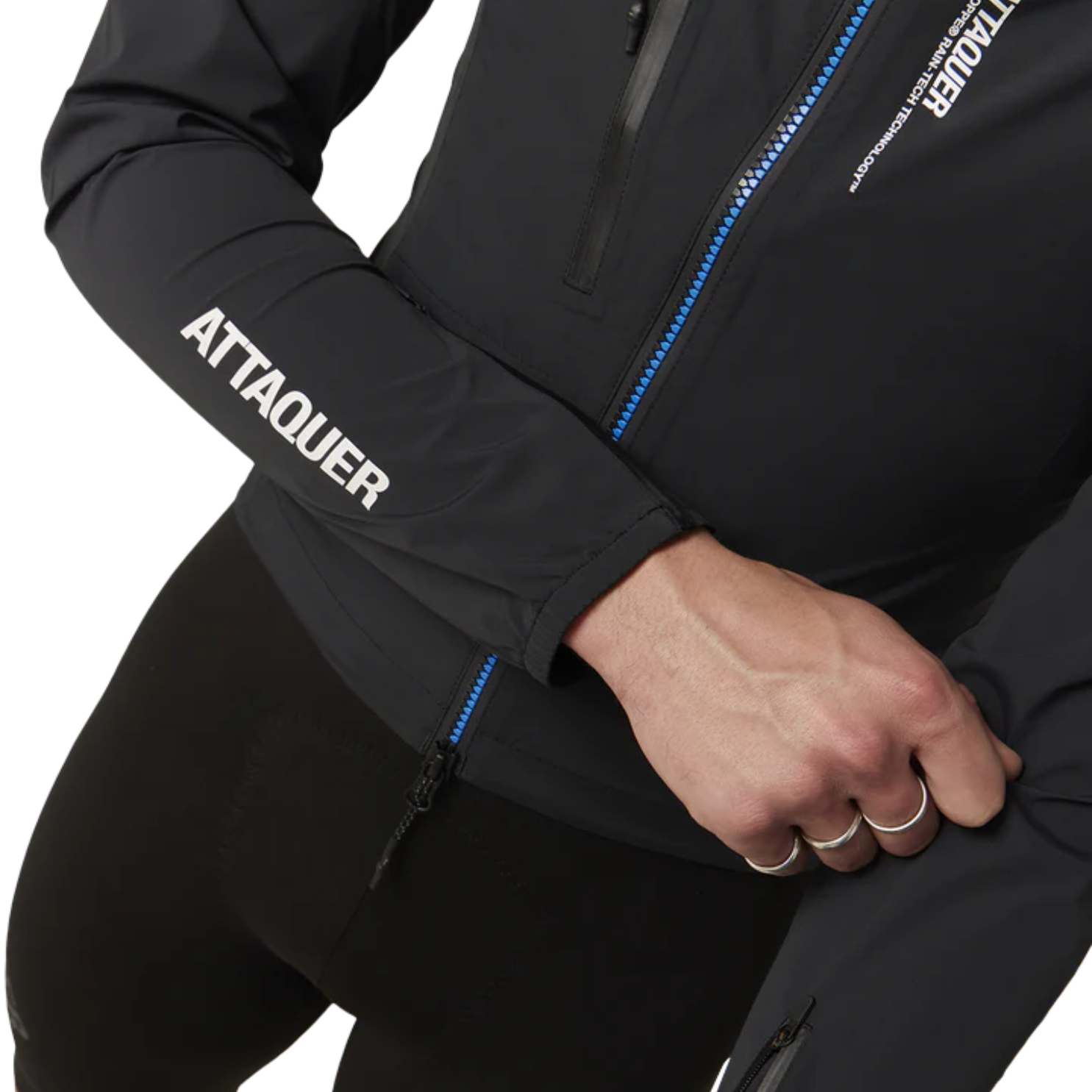 Attaquer Race Rain Jacket - Black