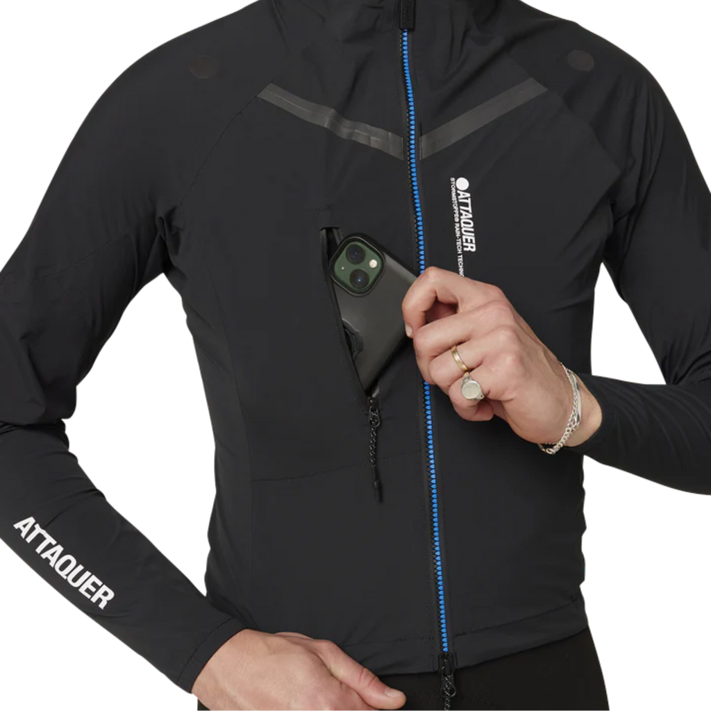 Attaquer Race Rain Jacket - Black