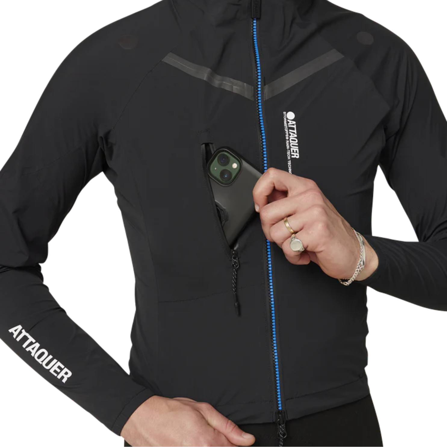 Attaquer Race Rain Jacket - Black