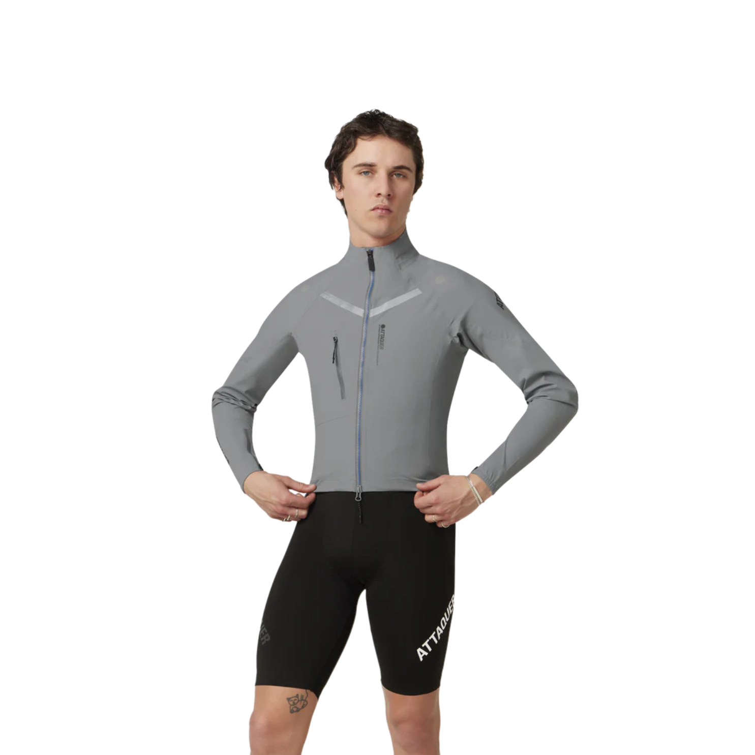 Attaquer Race Rain Jacket - Grey