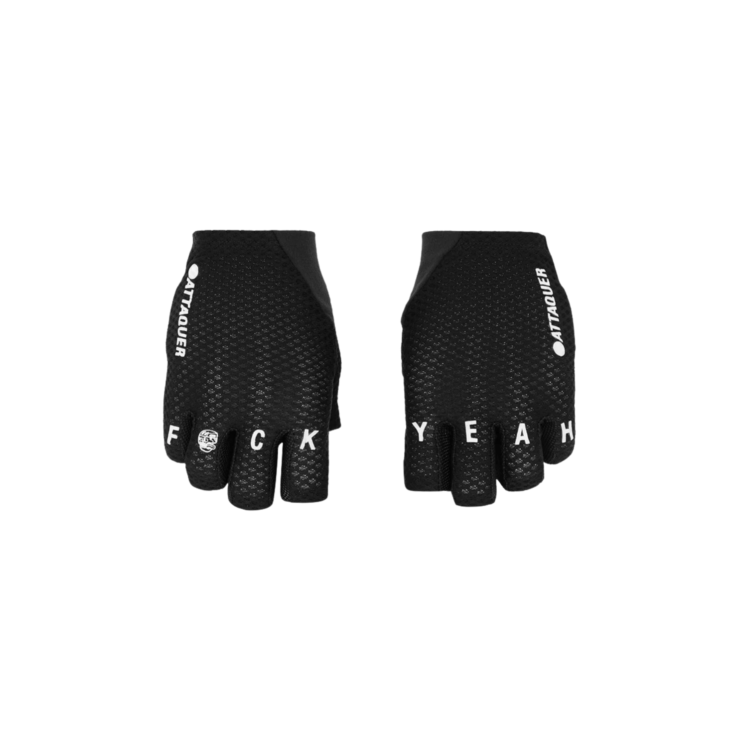 Attaquer Short Fingered F@ck Yeah Gloves - Black